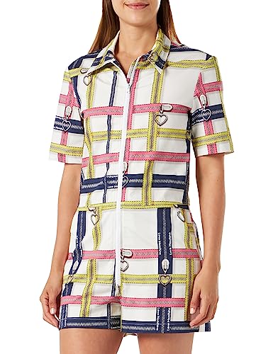 Love Moschino Krótki kombinezon damski, biały, 70