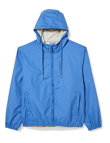 United Colors of Benetton Kurtka męska 2vdwun01x kurtka przejściowa, intensywny jasnoniebieski 3f4, L, Intensywny jasnoniebieski 3f4, L