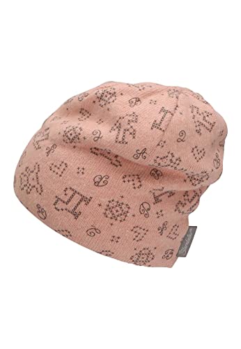 Sterntaler Dziewczęca czapka beanie Slouch, różowa, 37