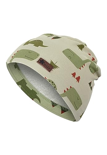 Sterntaler Czapka chłopięca Beanie Dino, zielony, 47