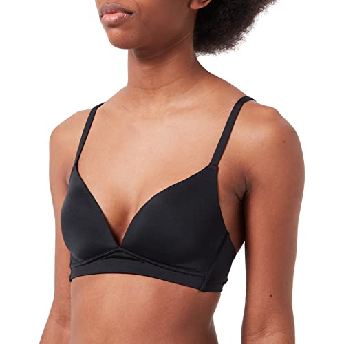 ESPRIT Damski biustonosz Shiny Micro Par Wireless Padded, 001, 75C