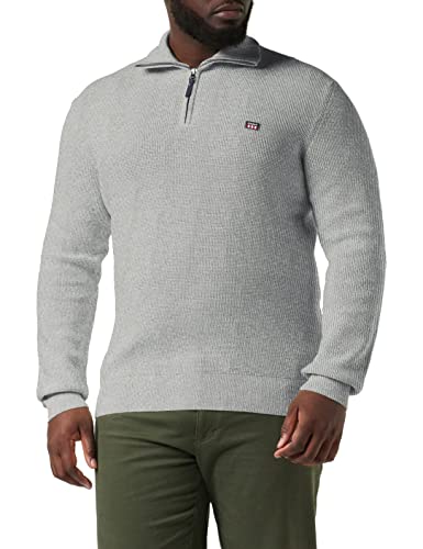 GANT Sweter męski, szary melanż, L