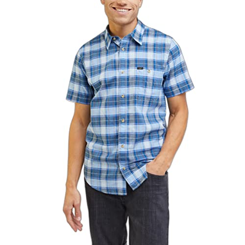 Lee Męska koszula Ss Leesure, Ferris, XL
