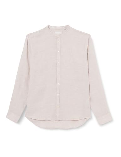 CASUAL FRIDAY Męska koszula Anton LS CC Linen, 154503/Chateau Gray, M, 154503/Chateau Gray, M