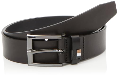 BOSS Męski pasek Den-En-Loop_Sz35, czarny 1, 115, czarny (Black1)