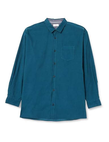 s.Oliver Sales GmbH & Co. KG/s.Oliver Koszula męska z długim rękawem, Niebieski zielony, 3XL