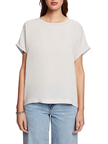 ESPRIT Collection T-shirt damski, 050/pastelowy szary, XL