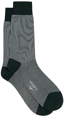 Hackett London Skarpety męskie z ptakami oko, Zielony (leśny zielony), Large