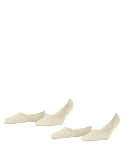 Burlington Kobiety Stopki Everyday 2-Pack W IN Bawełna niewidoczne jednokolorowe 2 Pak, Beżowy (Gravel 4840), 37-38