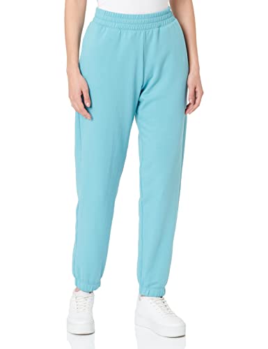 Champion Damskie spodnie treningowe American Classics z logo C Elastic Cuff, turkusowy, M