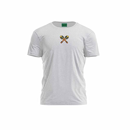 Bona Basics, Druk cyfrowy, męska koszulka podstawowa,%70 bawełna%30 poliester, szary, na co dzień, męskie topy, rozmiar: XL, szary, XL