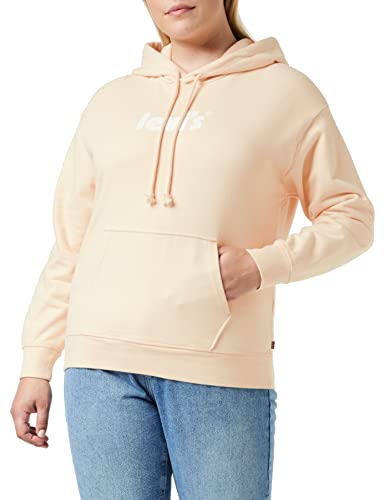 Levi's Damska bluza z kapturem Graphic Standard Hoodie, Ssnl Poster Logo_fleece Peach Puree, L