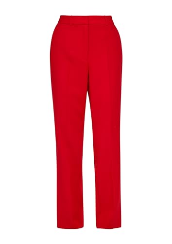 s.Oliver Black Label damskie spodnie Regular Fit, Straight Leg RED, 34, czerwony, 34W / 32L