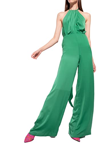 PINKO Delikatny kombinezon damski, ultralekki, z fluid-Overall, X08_Amazonas, 36, X08_amazonas, 36