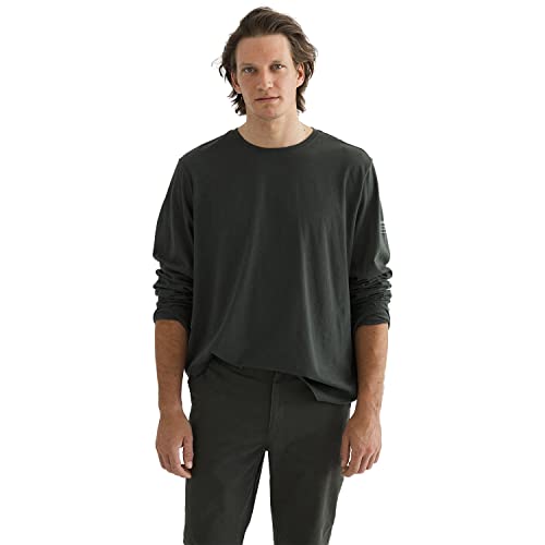 ECOALF Andermalf Long-Sleeve T-Shirt Man Koszulka męska, Dark Khaki, XL