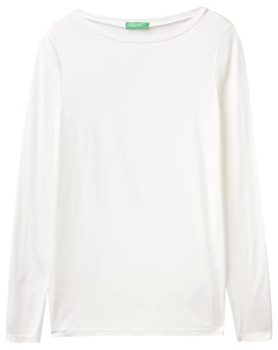 United Colors of Benetton Koszulka damska, Mleko białe 074, XS