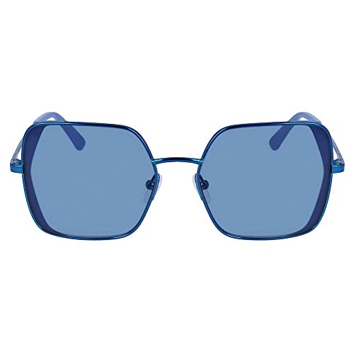 KARL LAGERFELD Damskie okulary przeciwsłoneczne Kl340s, niebieskie, 54, niebieski