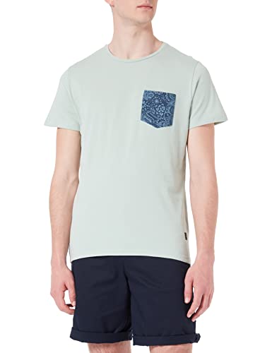 BLEND Koszulka męska, 155706/mroźna zieleń, XL