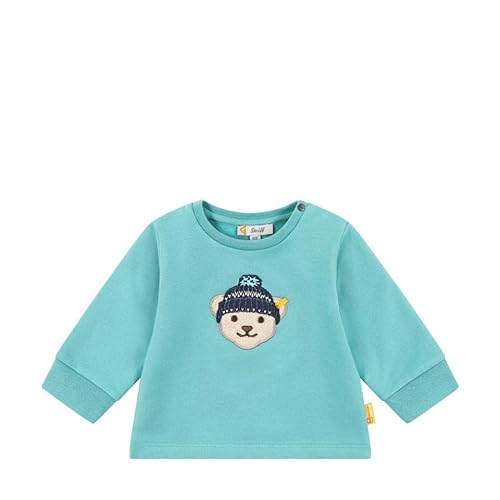 Steiff Bluza dziecięca chłopięca jednokolorowa, Woda karmiąca, 92