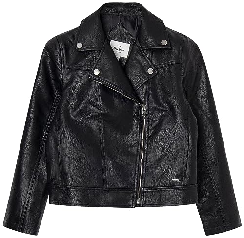 Pepe Jeans Selene kurtka motocyklowa dziewczęca, czarny (czarny), 14 lat