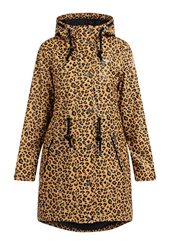 Schmuddelwedda Kurtka przeciwdeszczowa - Leoprint damska 34324949, czarny, beżowy, Leo, XL