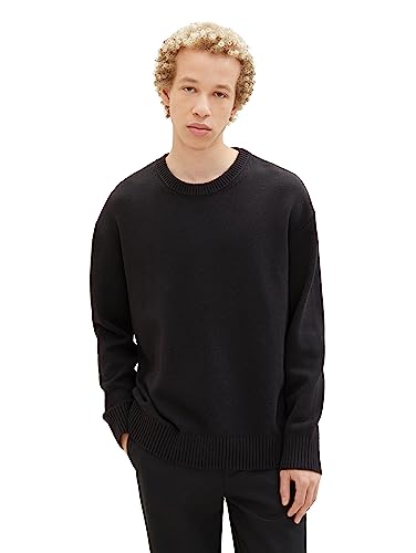 TOM TAILOR Denim sweter męski, 2999 - Black, XL