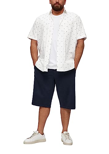 s.Oliver Męska koszula z krótkim rękawem, biały, 4XL
