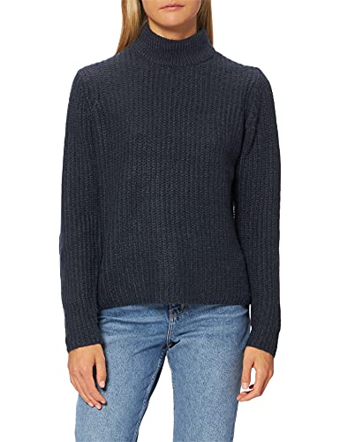 bestseller a/s Pccilla Ls High Neck Knit Noos Bc sweter damski, ombre Blue/Szczegóły: cp, XS