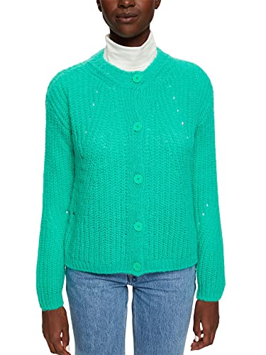 ESPRIT Collection Damska kurtka z dzianiny, 330/jasnozielony, XL