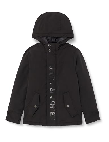 JACK&JONES JUNIOR Jjfun Jnr kurtka chłopięca, Black/Detail:front Reflective Logo, 152