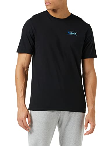 Hurley Evd WSH OAO Slashed Ss T-Shirt męski, czarny, S
