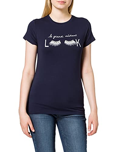 Naf Naf Damska koszulka Ogrand, ciemnozielony, M