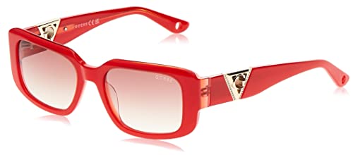 Guess Okulary damskie, Shiny Red, 53/18/140