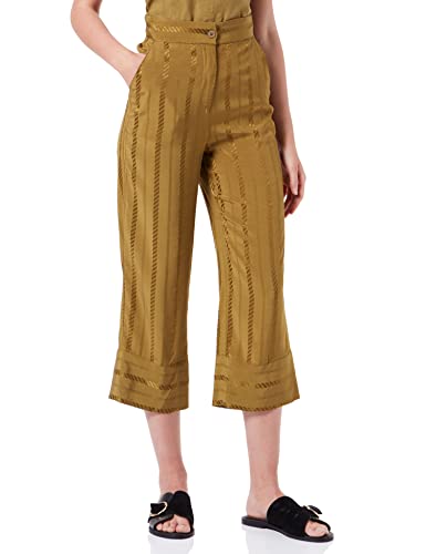 Sisley Spodnie damskie 4Q1WLF013, oliwkowa zieleń 950, 48