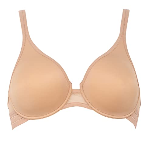 Maison Lejaby Damski biustonosz bez wyściółki Nufit, Beżowy (Power Skin 389), 75D