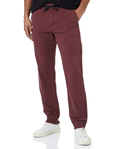 HUGO Spodnie męskie płaskie, Dark Brown204, 32W / 32L