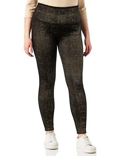 Spanx Damskie legginsy modelujące 20188R / czarne/złote, XL