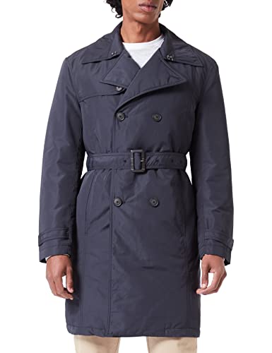 United Colors of Benetton Męska kurtka przeciwdeszczowa Duster 2pezun01n ciemnoniebieska 016, 38