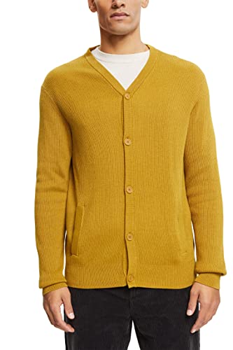 ESPRIT Collection Męska kurtka z dzianiny, 325 / Pistachio Green, S