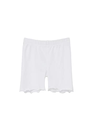 s.Oliver Dziewczęce legginsy, krótkie, Biały 0100, 92 cm