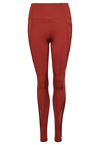 Superdry Active Mesh Full Length Tight Rajstopy damskie, Fired Brick Brown, 34