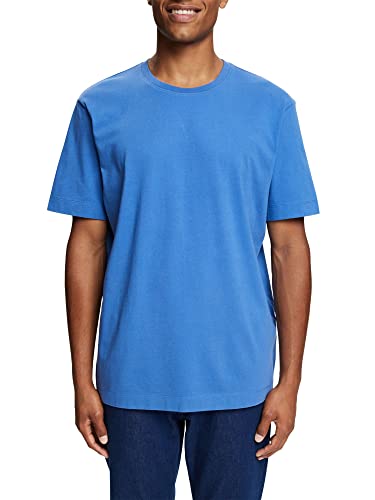 ESPRIT Collection Męski T-shirt 992EO2K303, 430/BLUE, XL