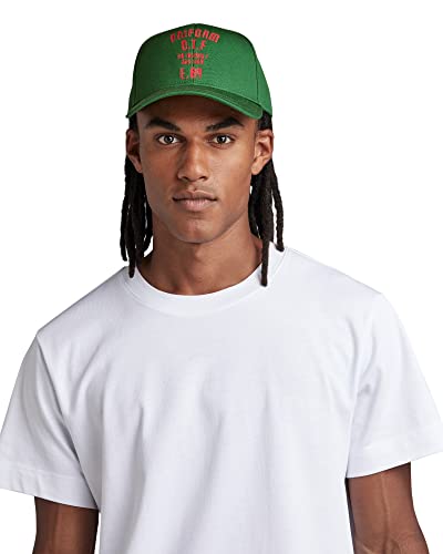 G-STAR RAW AW UOTF oryginalna czapka baseballowa, zielona (Jolly Green C693-D608), rozmiar uniwersalny, zielony (jolly green C693-D608), jeden rozmiar