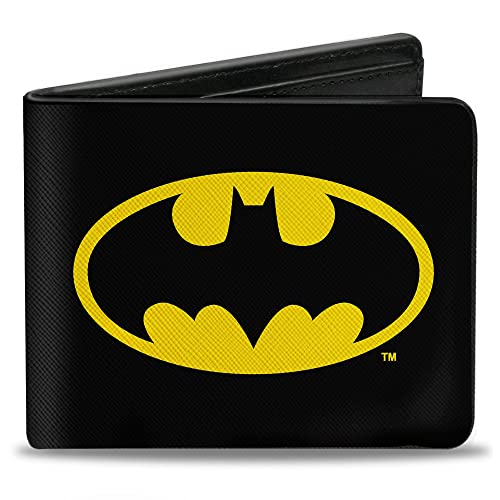 Buckle-Down Uniseks - dwukrotny portfel Batman dwustronny, wielobarwny, Rozmiar uniwersalny