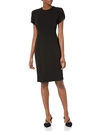 Calvin Klein Damska sukienka koktajlowa bez rękawów, dopasowana, czarna, 34