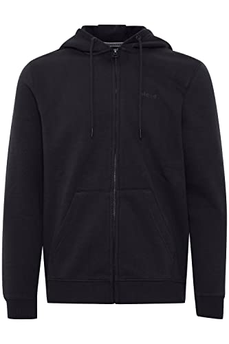 Blend Męska kurtka z dzianiny BHDownton Zipthrough PP NOOS, 194007_Black, XXL