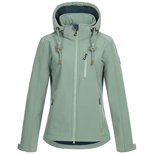 Damska kurtka softshell z odpinanym kapturem kurtka przejściowa Windbreaker #ankerglutfreude