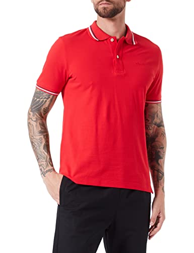 Geox Męska koszulka polo M (True RED), XXL, czerwony (True Red), XXL