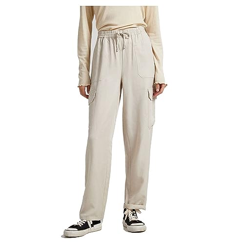 Pepe Jeans Spodnie damskie Felisa, Biały (mysz), XL