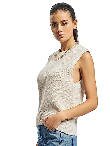 ONLY Damska koszulka Onlparis Life Vest KNT, Kamie? Pumeksowy, S